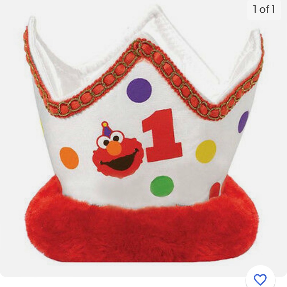 Elmo 1st birthday hat
